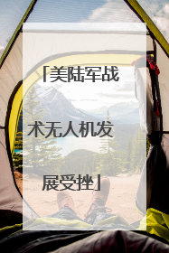 美陆军战术无人机发展受挫